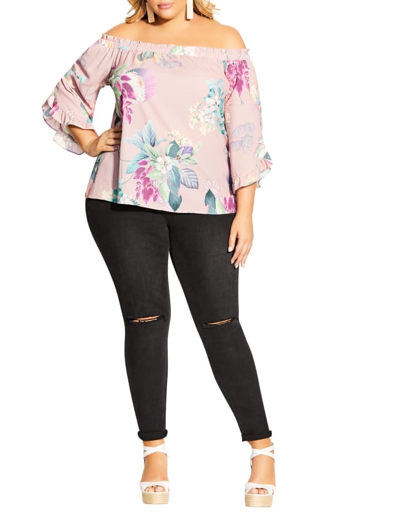 Plus size model wearing  by City Chic | Dia&Co | dia_product_style_image_id:187482